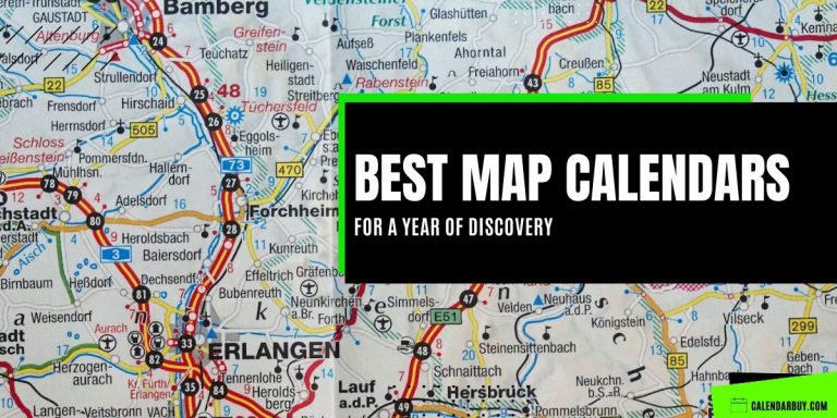 Best Map Calendars for a Year of Discovery