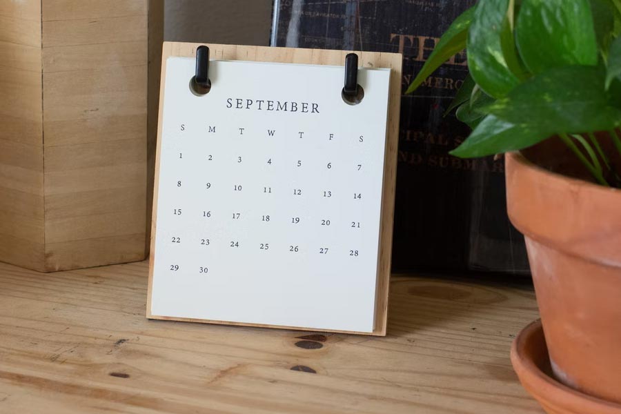 Put your calendar in a visible spot