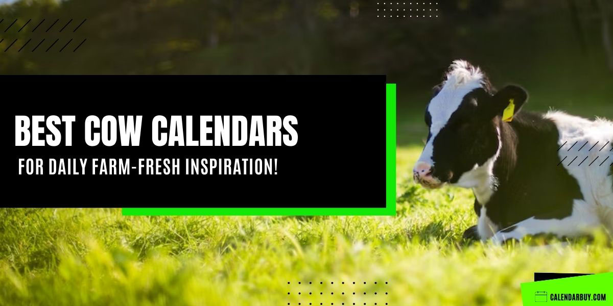Best Cow Calendar