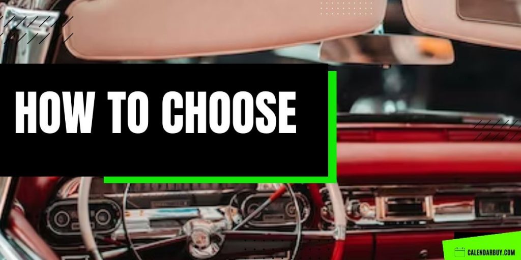 How to choose classic car calendar
