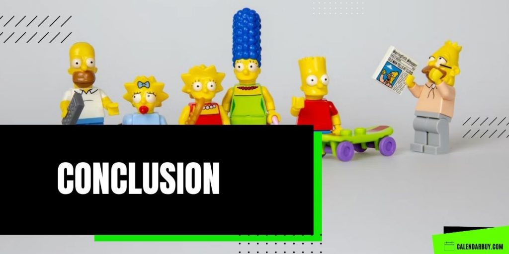 Perks of Owning Simpsons Calendar